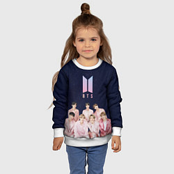 Свитшот детский BTS starry sky, цвет: 3D-белый — фото 2