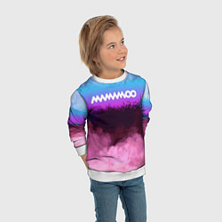 Свитшот детский Mamamoo clouds, цвет: 3D-белый — фото 2