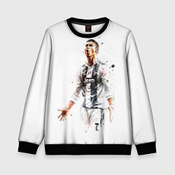 Свитшот детский CR 7 Juventus, цвет: 3D-черный