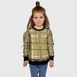 Свитшот детский Светлый квадрат, цвет: 3D-черный — фото 2