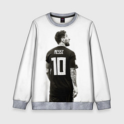 Свитшот детский 10 Leo Messi, цвет: 3D-меланж