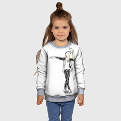 Свитшот детский Артист Майкл Джексон, цвет: 3D-меланж — фото 2