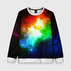 Детский свитшот Радужная галактика