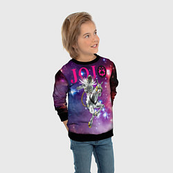 Свитшот детский Made in heaven - stand of Enrico Pucci - Jojo, цвет: 3D-черный — фото 2