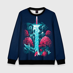 Свитшот детский Hyper Light Drifter, цвет: 3D-черный