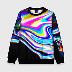 Детский свитшот Неоновые размытые краски