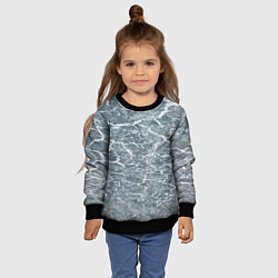 Свитшот детский Белая молния, цвет: 3D-черный — фото 2