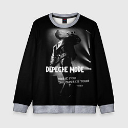 Свитшот детский Depeche Mode - Music for the Masses tour, цвет: 3D-меланж