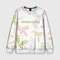 Детский свитшот Rowan leaves