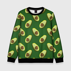 Детский свитшот Авокадо - паттерн