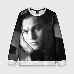 Свитшот детский Леонардо Ди Каприо фото, цвет: 3D-белый