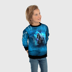 Свитшот детский Stalker sky art blue, цвет: 3D-черный — фото 2