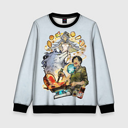 Свитшот детский Mukoda Ninlil and Feru, цвет: 3D-черный