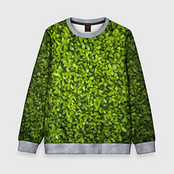 Свитшот детский Зеленая травка, цвет: 3D-меланж