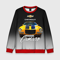 Свитшот детский Американский спорткар Camaro 1970 года, цвет: 3D-красный
