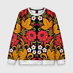 Детский свитшот Хохлома узор