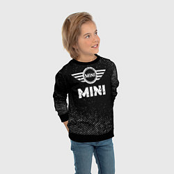 Свитшот детский Mini с потертостями на темном фоне, цвет: 3D-черный — фото 2