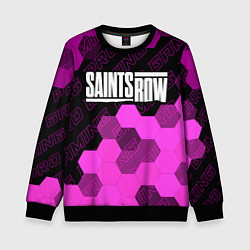 Детский свитшот Saints Row pro gaming: символ сверху