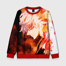 Свитшот детский Адский Рай Габимару, цвет: 3D-красный