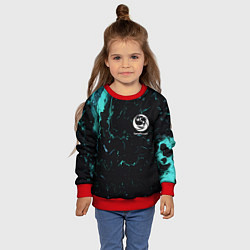 Свитшот детский Beastcoast абстракт, цвет: 3D-красный — фото 2