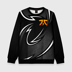 Свитшот детский Fnatic - white line, цвет: 3D-черный