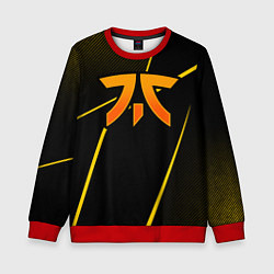 Свитшот детский Fnatic - csgo - gold edition, цвет: 3D-красный