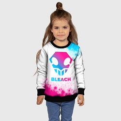 Свитшот детский Bleach neon gradient style, цвет: 3D-черный — фото 2