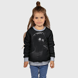 Свитшот детский Статуя Давида Микеланджело, цвет: 3D-меланж — фото 2