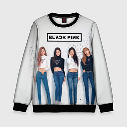 Свитшот детский Blackpink kpopk, цвет: 3D-черный