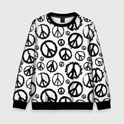 Детский свитшот Many peace logo