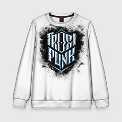 Свитшот детский Frostpunk, цвет: 3D-белый
