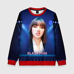 Свитшот детский Lisa Blackpink, цвет: 3D-красный