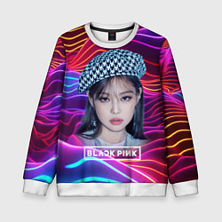 Свитшот детский Jennie neon, цвет: 3D-белый