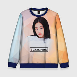 Свитшот детский Jennie Kim Blackpink, цвет: 3D-синий