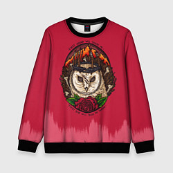 Свитшот детский Bring Me The Horizon Owl, цвет: 3D-черный