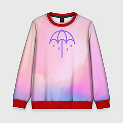 Свитшот детский Bring Me The Horizon Umbrella, цвет: 3D-красный