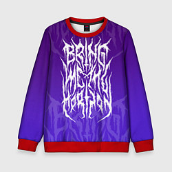 Детский свитшот Bring Me The Horizon Lettering