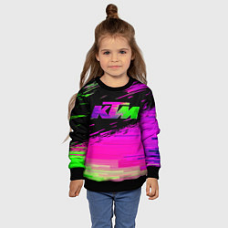 Свитшот детский KTM Freeride, цвет: 3D-черный — фото 2