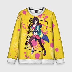 Свитшот детский Shizuka Mikazuki, цвет: 3D-белый
