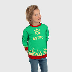 Свитшот детский Astro fire, цвет: 3D-красный — фото 2