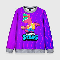 Свитшот детский Doug Brawl Stars, цвет: 3D-меланж