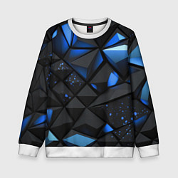 Детский свитшот Blue black texture