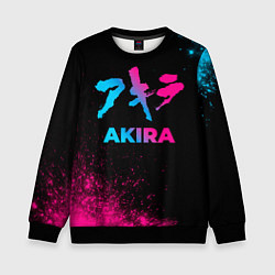 Свитшот детский Akira - neon gradient, цвет: 3D-черный