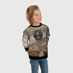 Свитшот детский Baldurs Gate 3 Logo, цвет: 3D-черный — фото 2