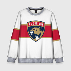 Свитшот детский Florida panthers - uniform - hockey, цвет: 3D-меланж