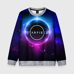 Свитшот детский Starfield space logo, цвет: 3D-меланж