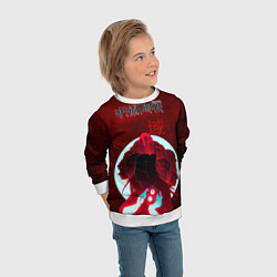 Свитшот детский Jujutsu kaisen Suguru Getou, цвет: 3D-белый — фото 2
