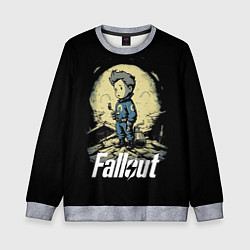 Свитшот детский Fallout boy, цвет: 3D-меланж