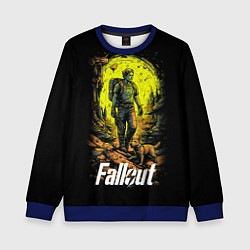 Свитшот детский Fallout poster, цвет: 3D-синий