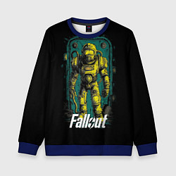 Свитшот детский Fallout poster style, цвет: 3D-синий